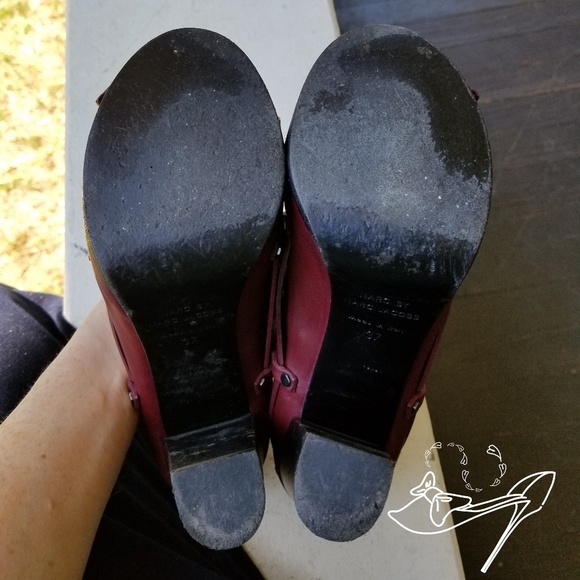 Marc Jacob's red leather heels size 7 gorgeous - Picture 4 of 8